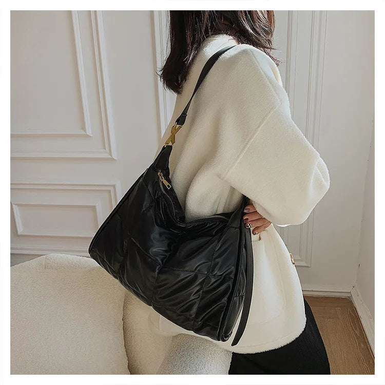 Autumn Winter Large Capacity Tote Bag Shoulder Bag Women Messenger Bag