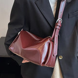 Autumn Winter Large Capacity Shoulder Bag PU Leather Tote