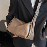 Autumn Winter Large Capacity Shoulder Bag PU Leather Tote