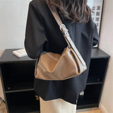 Autumn Winter Large Capacity Shoulder Bag PU Leather Tote