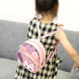 Kids Rabbit Ear Backpack Cat Sequins School Bag
