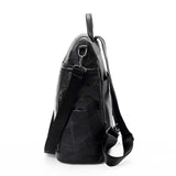 Leather School Bag for Girls High Leisure Travel Shoulder Bag