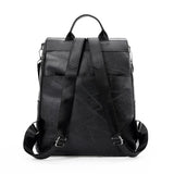 Leather School Bag for Girls High Leisure Travel Shoulder Bag