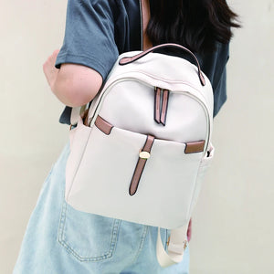 Women's Large Capacity Anti Theft Nylon Backpack