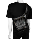 Retro Punk Messenger Bag Outdoor Shoulder Waist Fanny Pack