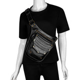 Retro Punk Messenger Bag Outdoor Waist Bag