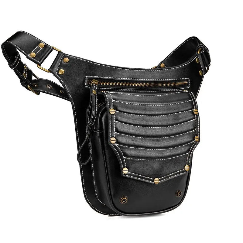 Retro Punk Messenger Bag Outdoor Waist Bag
