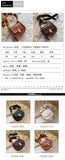 PU Leather Stone Pattern Messenger Square Bag Shoulder Bag