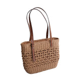 Beach Woven Bag One Shoulder Women's Bag Woven Straw Bag