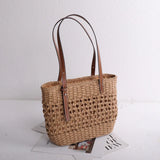Beach Woven Bag One Shoulder Women's Bag Woven Straw Bag