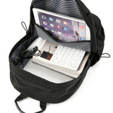 Men's USB Charging Travel Backpack Waterproof Rucksack Laptop Business School Ba