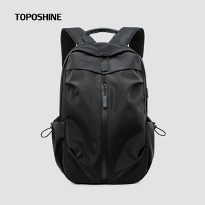 Men's USB Charging Travel Backpack Waterproof Rucksack Laptop Business School Ba
