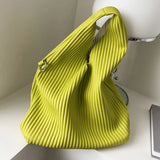 Chic Leather Bucket Shoulder Bag Crossbody Purse