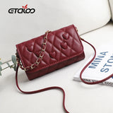 PU Leather Women Bags Lady's Bag Purses Chain Handbags Shoulder Crossbody