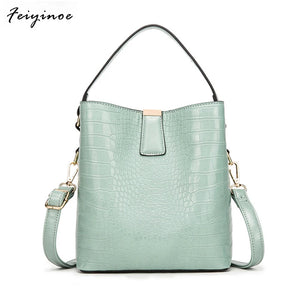 Bucket Shoulder Bag Drawstring Crossbody Bag Women Handbag