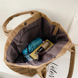 Canvas Art Bag Sen Series Casual Fresh Letter Hand Bag Female Shoulder Bag