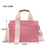 Large Capacity Tote Bag for Women - Solid Handbags