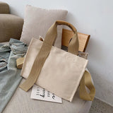 Large Capacity Tote Bag for Women - Solid Handbags
