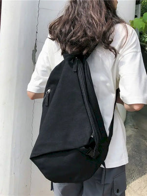 Canvas Travel Bag School Backpack Cross Body Bag