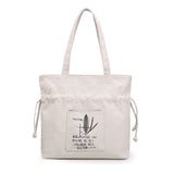 Canvas Shoulder Bag Tote Large Capacity Travel Backpack Handbag