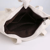 Canvas Shoulder Bag Tote Large Capacity Travel Backpack Handbag