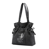 Canvas Shoulder Bag Tote Large Capacity Travel Backpack Handbag