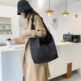 Canvas Tote Bags Women Casual Wild Ladies Hobos Handbags Large Capacity