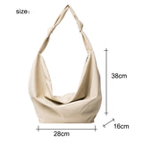 Canvas Totes Bags Women Casual Ladies Handbags Large Capacity Shoulder Girls Sac