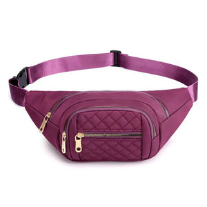 Canvas Women Messenger Bag Sports Waist Pack Crossbody Bag