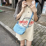 Canvas Messenger Bag Casual Student Shoulder Schoolbag Handbags Small Female