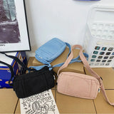 Canvas Messenger Bag Casual Student Shoulder Schoolbag Handbags Small Female