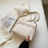 Women's Casual Crossbody Bag - Shoulder Handbag PU Leather
