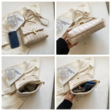 Women's Casual Crossbody Bag - Shoulder Handbag PU Leather