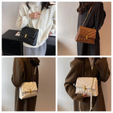 Women's Casual Crossbody Bag - Shoulder Handbag PU Leather