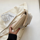 Women's Casual Crossbody Bag - Shoulder Handbag PU Leather