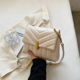 Women's Casual Crossbody Bag - Shoulder Handbag PU Leather