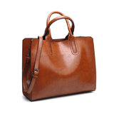 Large Capacity Tote Women Handbags Aged Look Shoulder Bag