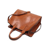 Large Capacity Tote Women Handbags Aged Look Shoulder Bag