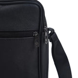 Men's Business Leather Mini Crossbody Bag Cow Skin Single Shoulder Messenger