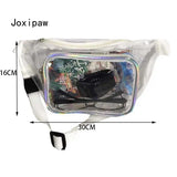 Outdoor Sports Fanny Pack for Women PVC Waist Pack