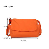 Vintage Nylon Crossbody Bags Large Capacity Messenger Bag