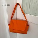 Vintage Nylon Crossbody Bags Large Capacity Messenger Bag