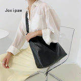 Casual Soft Pu Leather Shoulder Bag for Women Large Capacity Crossbody Bags