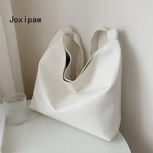 Casual Soft Pu Leather Shoulder Bag for Women Large Capacity Crossbody Bags