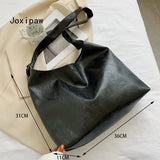 Casual Soft Pu Leather Shoulder Bag for Women Large Capacity Crossbody Bags