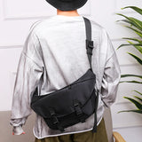 Men's Sports Chest Bag for Outdoor Running, Multi-function Body Messenger