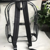 Vintage Clear PVC Backpack for Women School Bag