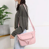 Casual Waterproof Women's Nylon Bag Large Capacity Shoulder Messenger Bag