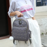 Casual Women Backpack Ladies Nylon Rucksack Anti Theft Travel Bagpacks Female