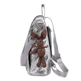 Casual Women Backpacks PU Leather Anti-Theft Backpack Girls School Shoulder Bag